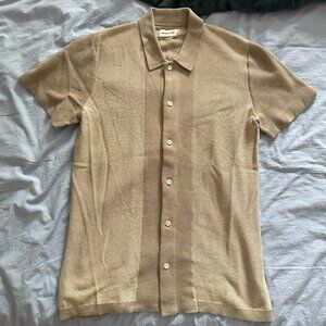 Taylor Stitch Tan Casual Button Down Shirt